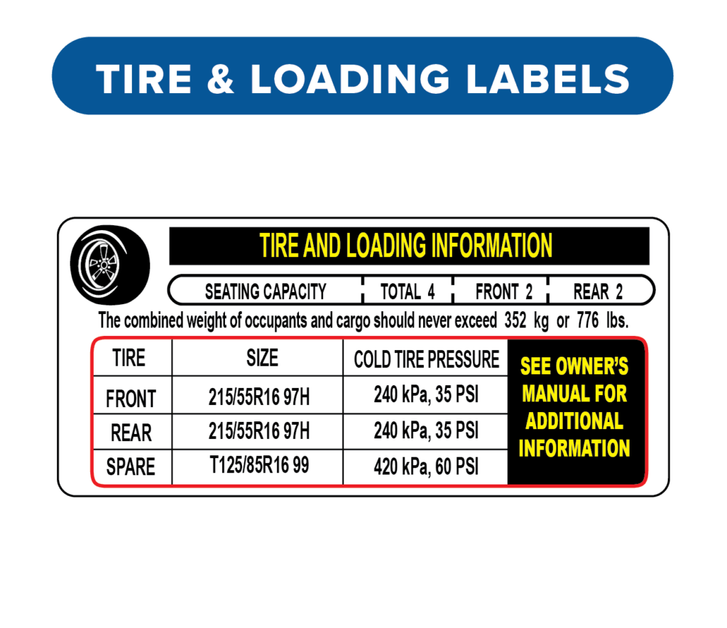 Auto Data Labels, car labels, vin labels replacement, vehicle certification label, door vin sticker replacement