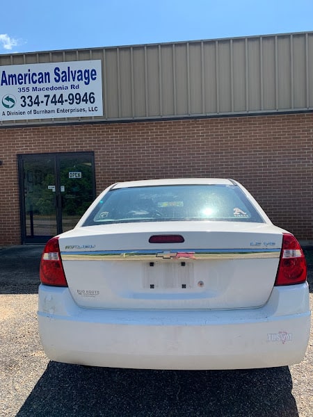 American Salvage Used auto parts store at 355 Macedonia Rd