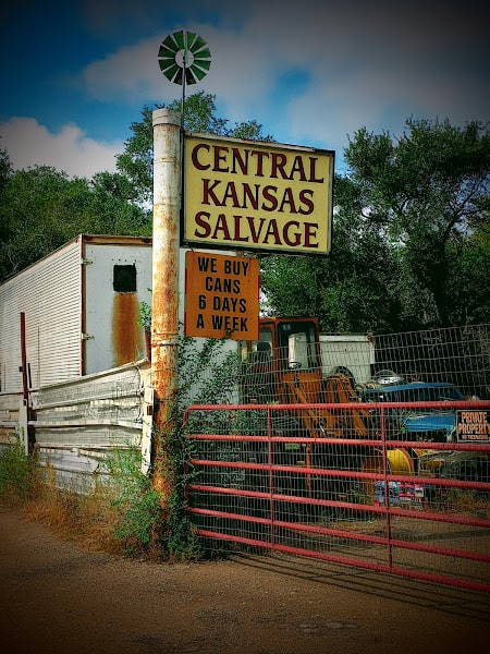 Central Kansas Salvage Junkyard at 2303 E Old Hwy 40