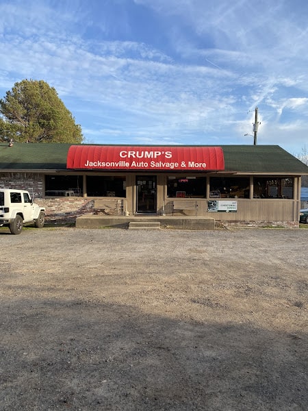 Crump’s Jacksonville Auto Salvage Salvage yard at 2966 AR-294